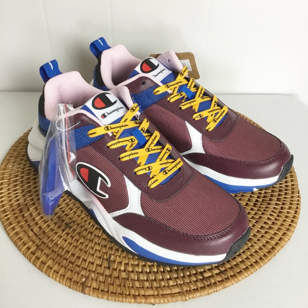 Champion Men Marron Low Top Lace Up Sneakers Shoes